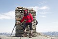 Chris at summit of Vinjakula