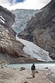 Sue below the Briksdalsbreen.