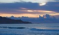 Sunrise over the beach at Caping Cigno Bianco